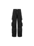 Lockere Broken Straight Cargo Jeans