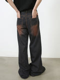 Retro Design Straight Loose Loose Jeans