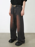 Gerade, lockere Jeans im Retro-Design