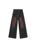 Retro Design Straight Loose Loose Jeans