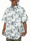 Printed All Over With Floral Prints Fresh Short Sleeve