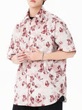 Printed All Over With Floral Prints Fresh Short Sleeve