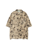 No-Iron Floral Print All Over Short Sleeve