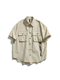 Japanese Retro Workwear Short Sleeve