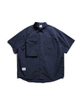 Japanese Style Pocket Decoration Casual Short Sleeve