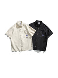 Retro Japanese Workwear Short Sleeve