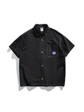 Retro Japanese Workwear Short Sleeve