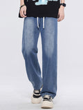 Retro Wide Leg Casual Loose Jeans