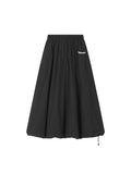 Embroidery Niche High Waist Versatile Maxi Skirts