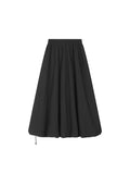 Embroidery Niche High Waist Versatile Maxi Skirts