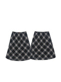 High-Waisted Slimming Plaid Versatile A-Line Maxi Skirts