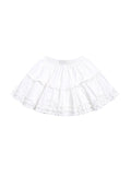 Retro Pleated Pleated Slimming Ballet Style Fluffy Cake Mini Skirts