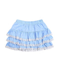 Multi-Tiered Ruffled Lace Cake Mini Skirts