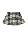 Preppy Classic Plaid Pleated Mini Skirts