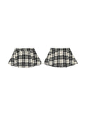 Preppy Classic Plaid Pleated Mini Skirts