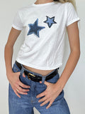 Star Print Short Sleeve Tee