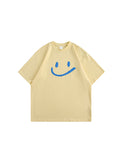 T-shirt surdimensionné à manches courtes Smiley