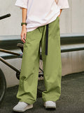 Drawstring Pocket Cargo Pants