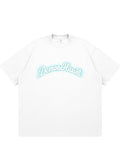 Men's Letter Print Oversized Short Sleeve Tee