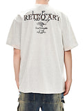 Men's Street Print Oversized Short Sleeve Tee