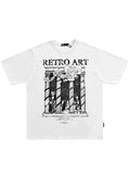 Men's Street Print Oversized Short Sleeve Tee