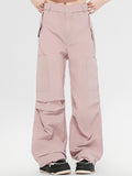 Solid Color Pocket Cargo Pants