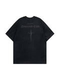 Übergroßes, kurzärmliges Cross-T-Shirt für Herren