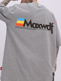 Men's Rainbow Letter Short Sleeve Tee