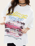 Motorcycle Oversized Short Sleeve Tee