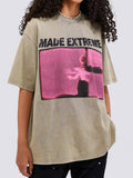 Street Print Oversized Short Sleeve Tee