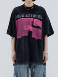 Street Print Oversized Short Sleeve Tee