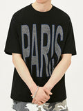 Men's Street Print Oversized Short Sleeve Tee