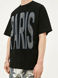 Men's Street Print Oversized Short Sleeve Tee