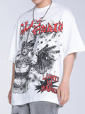 Men's Skeleton Oversized Short Sleeve Tee