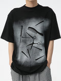 Men's Printed Oversized Short Sleeve Tee