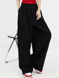 Solid Color Loose Wide Leg Pants