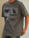 Men's Butterfly Graphic Oversized Short Sleeve Tee