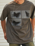 Men's Butterfly Graphic Oversized Short Sleeve Tee