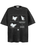 Men's Butterfly Graphic Oversized Short Sleeve Tee