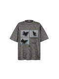 Men's Butterfly Graphic Oversized Short Sleeve Tee