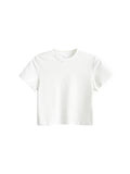 Solid Color Short Sleeve Tee