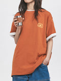 Loose Printed Oversized Short Sleeve Tee