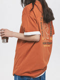 Loose Printed Oversized Short Sleeve Tee