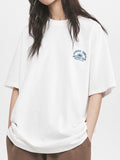 Loose Printed Oversized Short Sleeve Tee