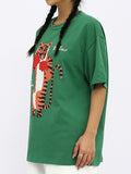 Animal Print Unisex Oversized Short Sleeve Tee