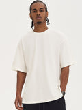 Men's Solid Color Oversized Short Sleeve Tee