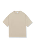 Men's Solid Color Oversized Short Sleeve Tee