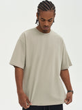 Men's Solid Color Oversized Short Sleeve Tee