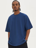 Men's Solid Color Oversized Short Sleeve Tee