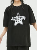 Star Letter Unisex Oversized Short Sleeve Tee